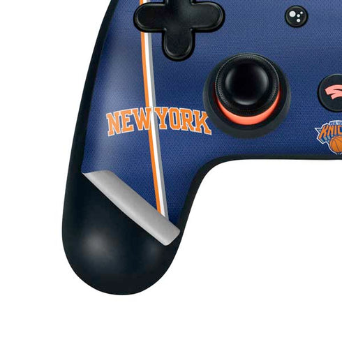 NBA New York Knicks Jersey Google Stadia Controller Skin